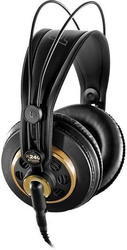 Semi-Open Stereo Headphones with Headphone Holder and Extension Cable Q616674