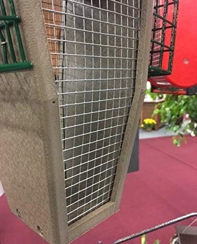 Poly Split Peanut Bird Feeder with Suet Cages L916763