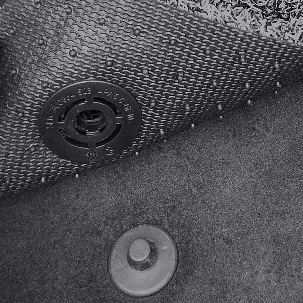 Black All Weather Car Floor Mat Set M5810