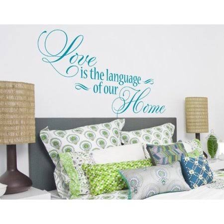 Love Is The Language of Our Home Wall Decal O91363