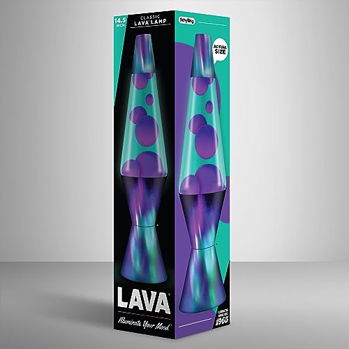 14.5" Purple Wax and Blue Liquid Motion Light O79070