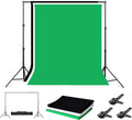8 x 10ft Adjustable Photo Backdrop Stand with Carry Bag and 3 Clamps M154036
