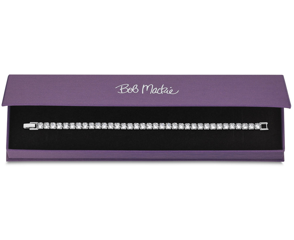 Cubic Zirconia Silver Bracelet Z701853