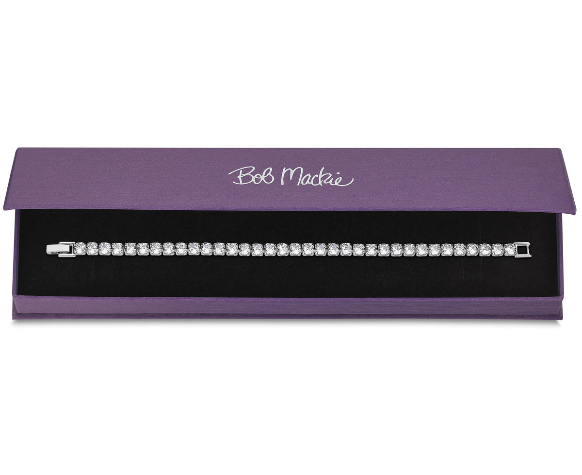 Cubic Zirconia Silver Bracelet Z701853