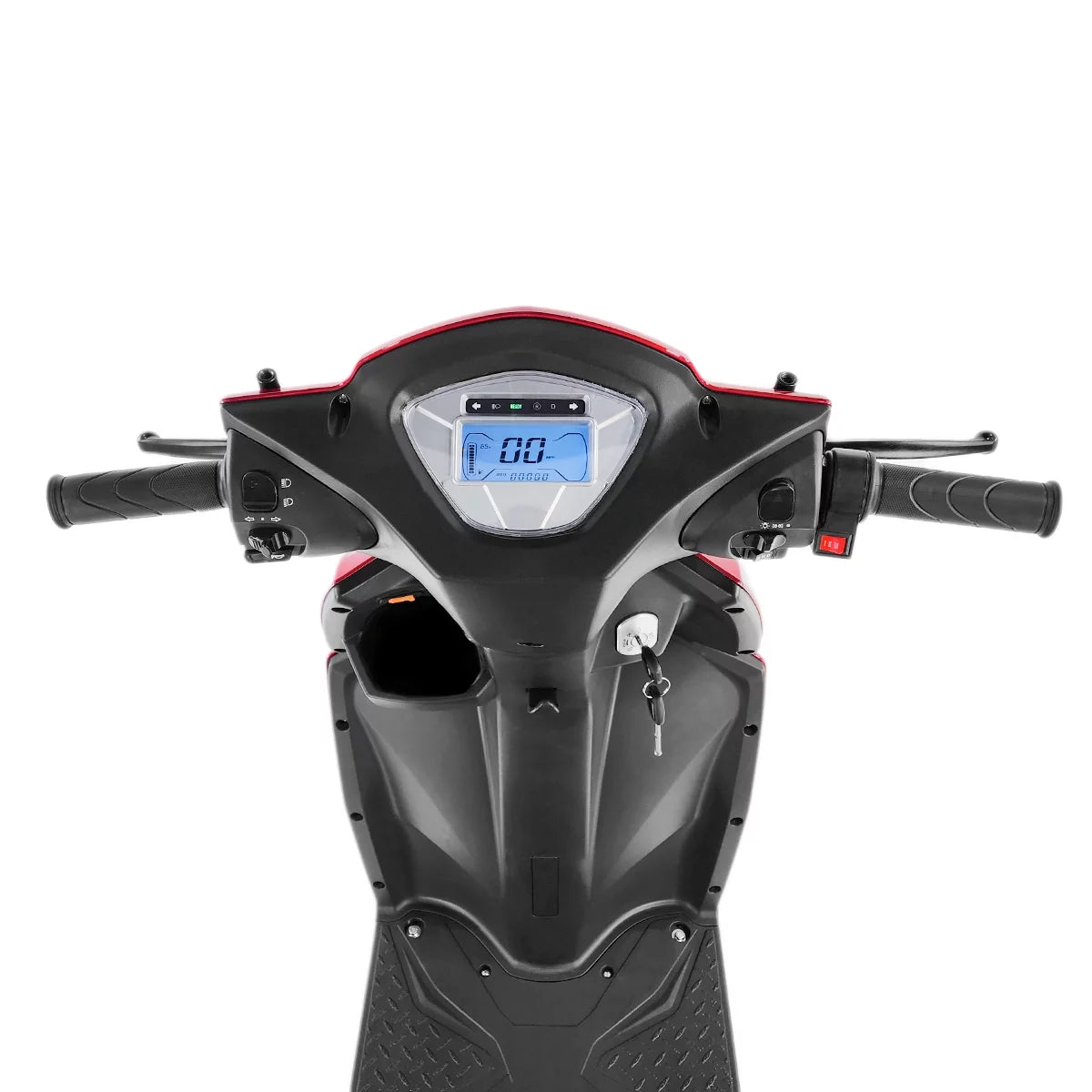 3 Wheel Mobility Scooter 300 lb. Weight Capacity Red Y623