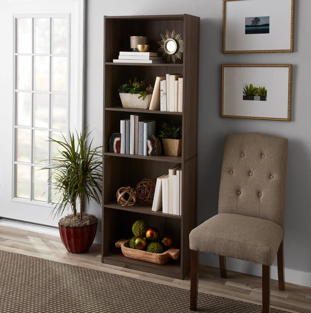 5-Shelf Bookcase with Adjustable Shelves C721440