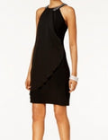 Embellished Halter Dress J6557