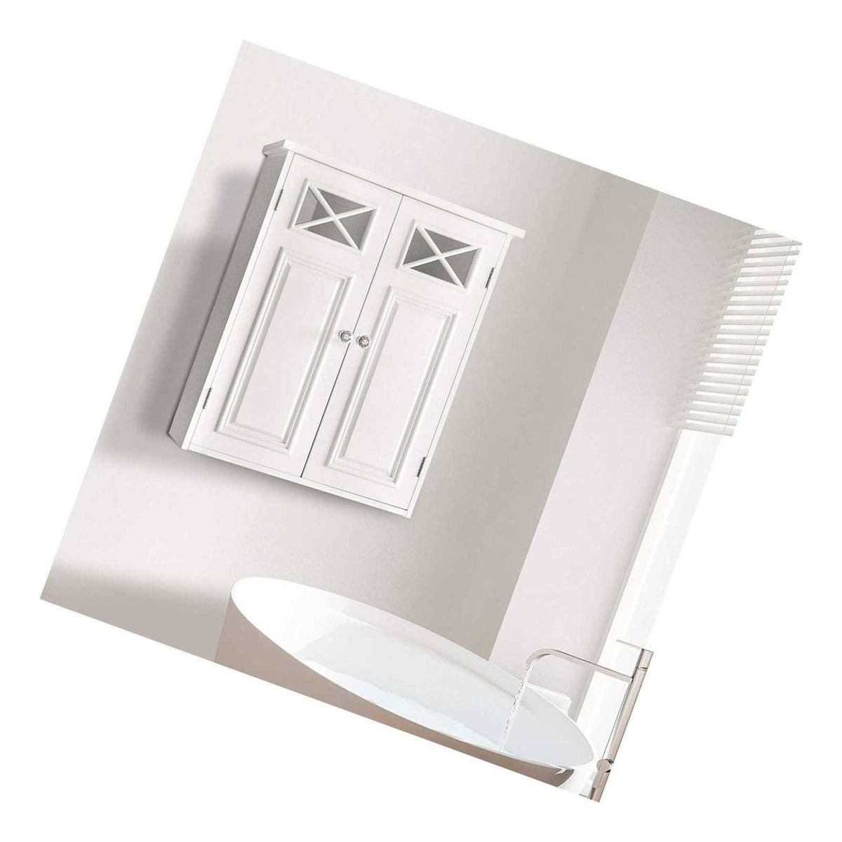 White Wall Cabinet E45290