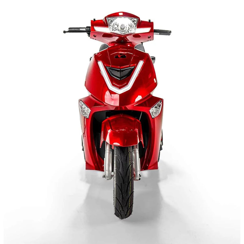3 Wheel Mobility Scooter 300 lb. Weight Capacity Red Y623