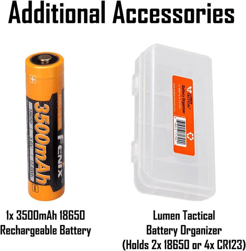 1000 Lumen Rechargeable Tactical Flashlight F980876