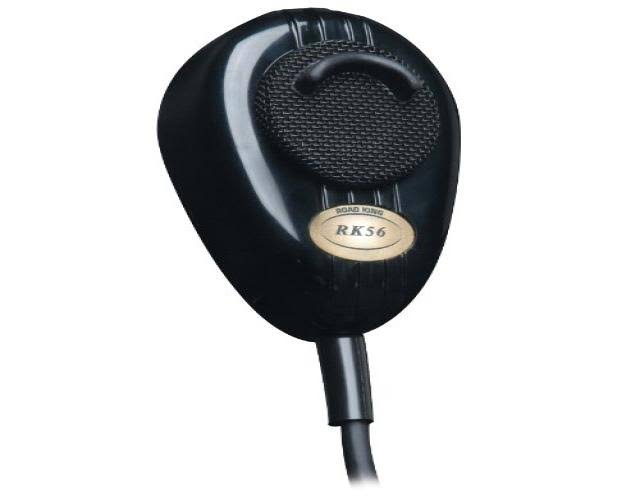 Black 4 Pin Dynamic Noise Canceling CB Microphone N1797