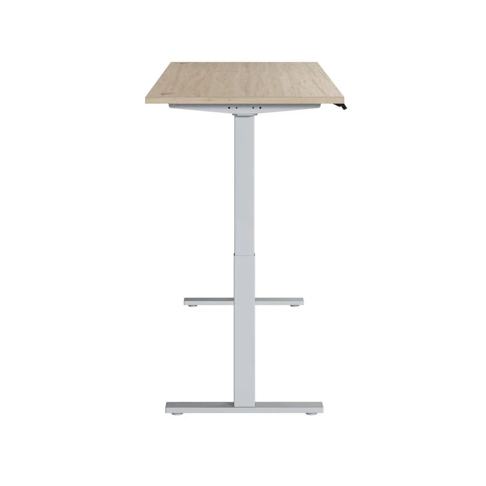 72W Adjustable Standing Desk in Natural Elm C90689
