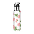 20 oz Insulated Stainless Steel Water Bottle with Straw Lid S89677