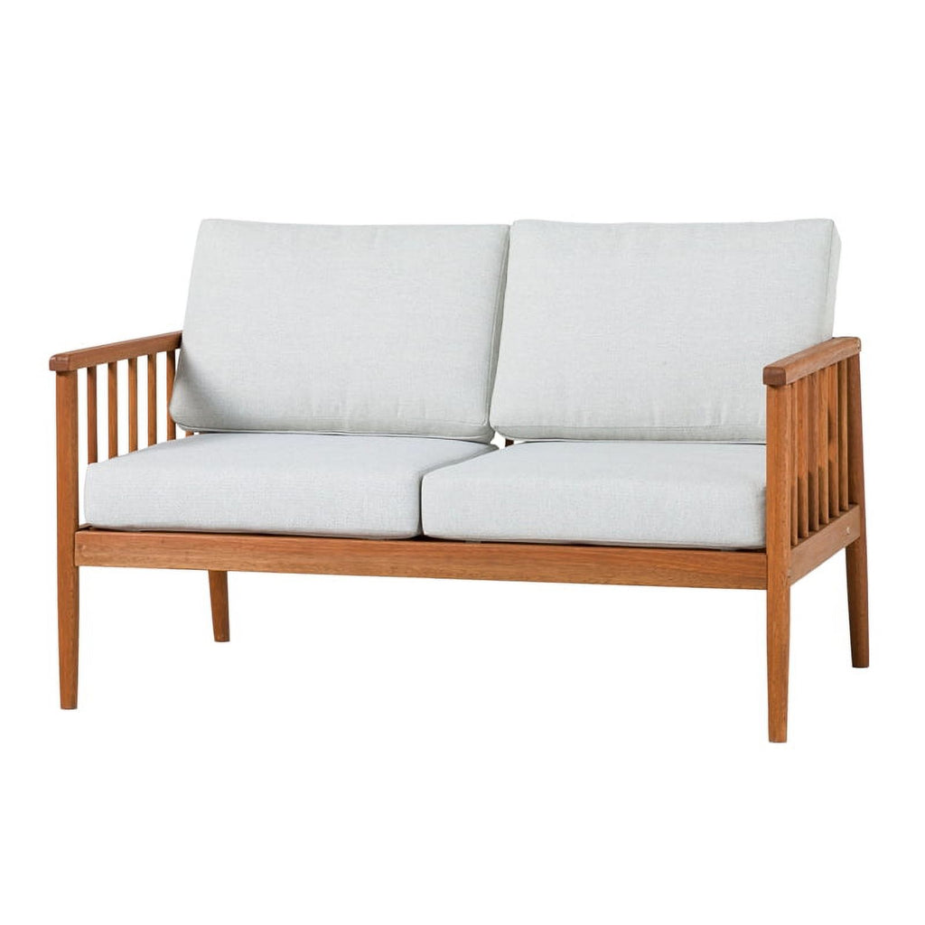 Brown Solid Wood Double Lounge V539