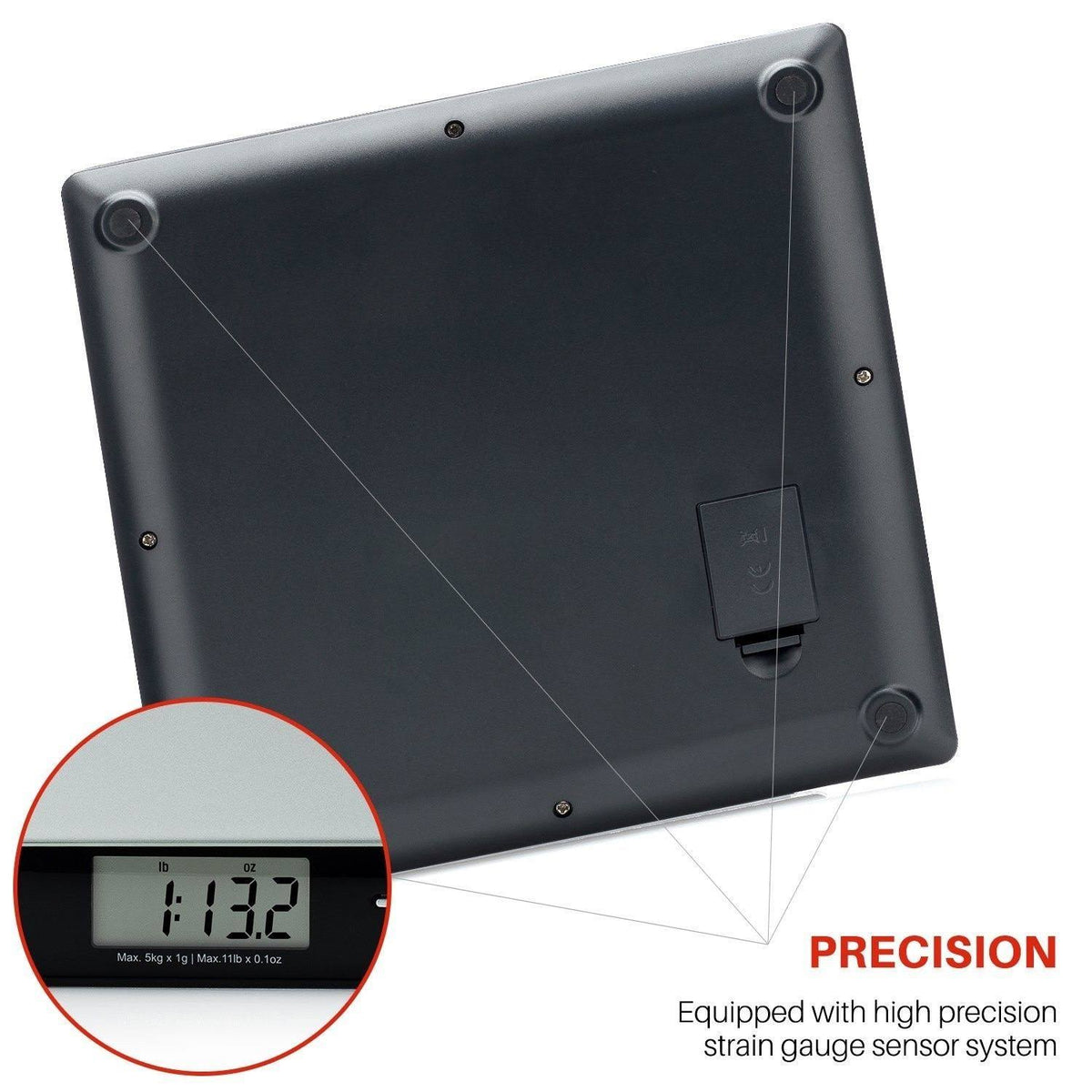 Professional Postal Scale with Tempered Glass D797