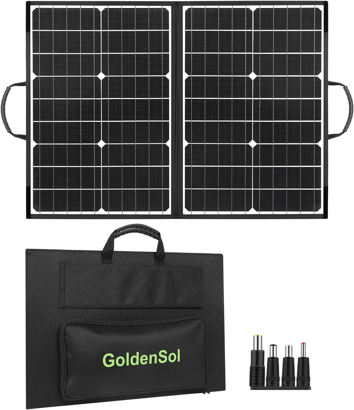 60W Foldable Monocrystalline Solar Panel with USB Ports F170
