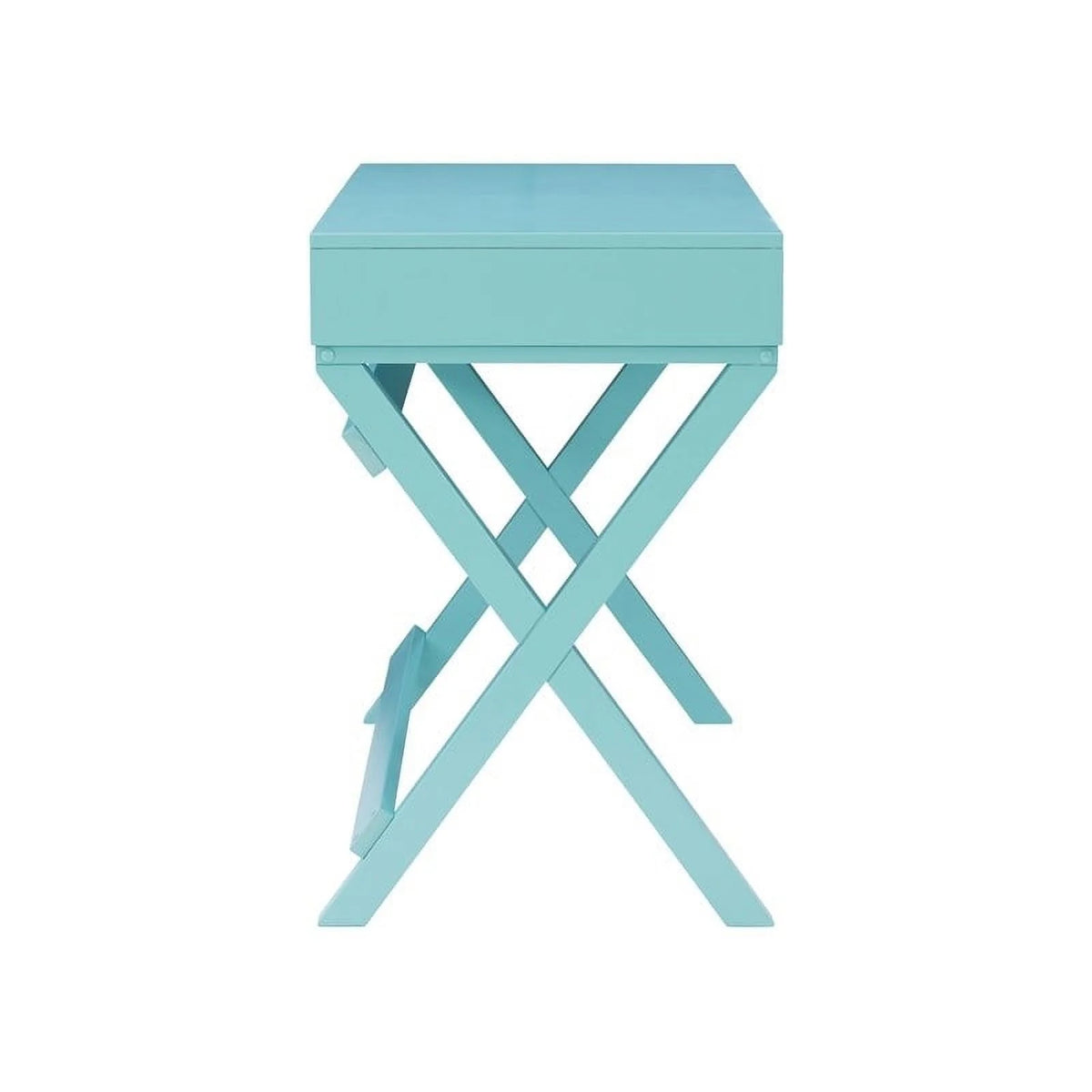 Blue Wood Writing Desk L202