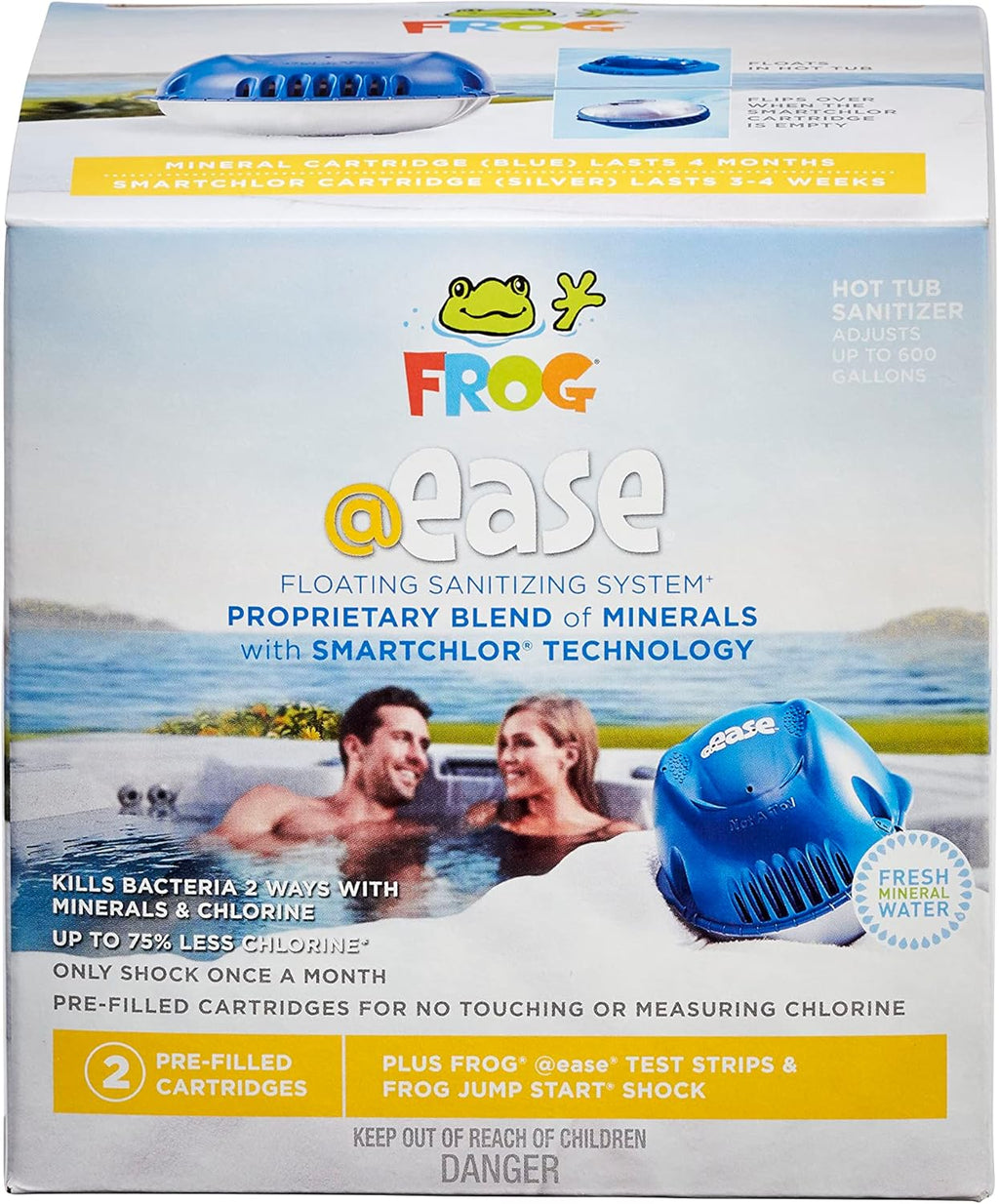 Floating Sanitizing System plus SmartChlor Cartridge 3 Pack K258