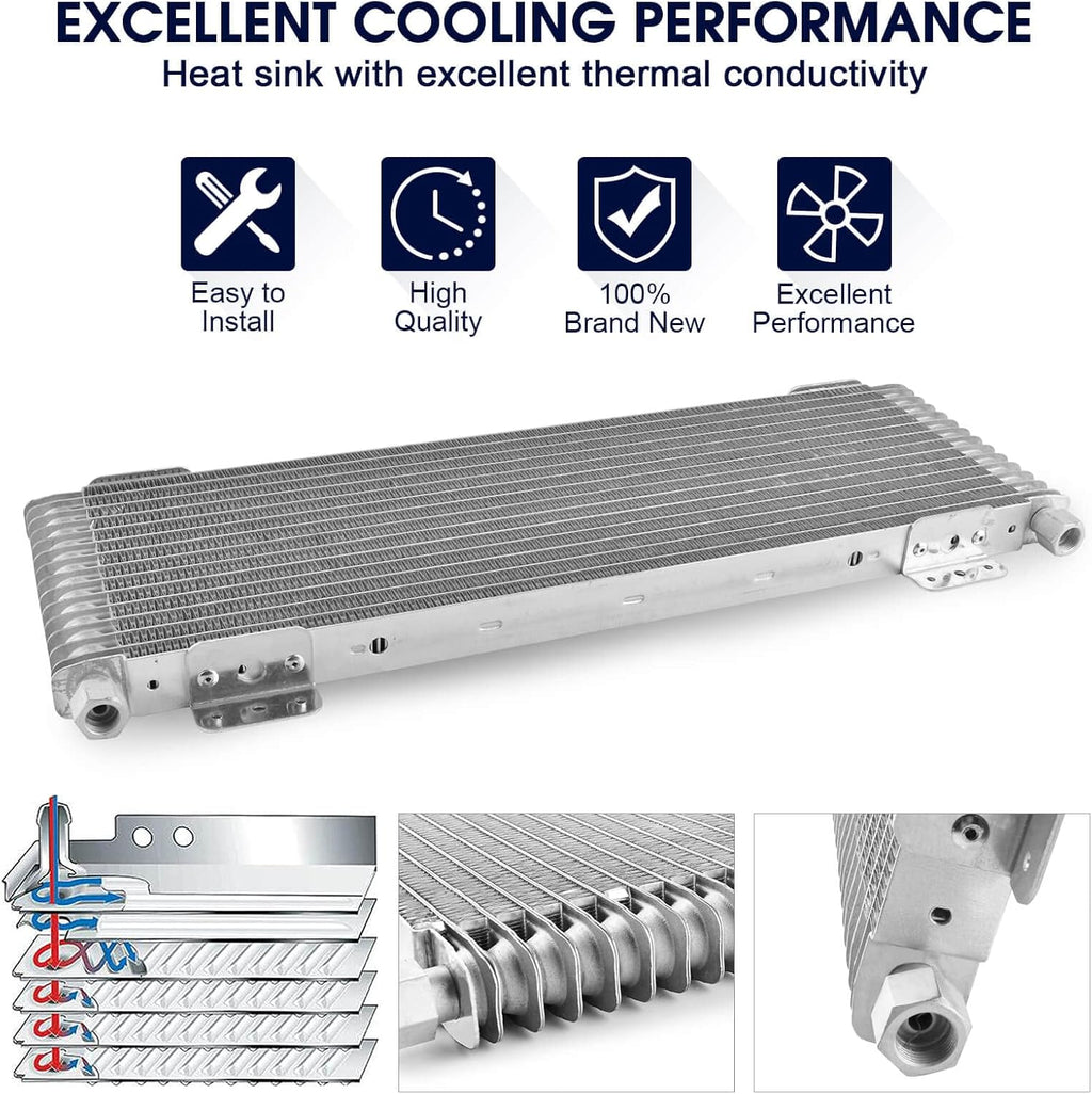 Transmission Oil Cooler Kit with Mounting Hardware V912