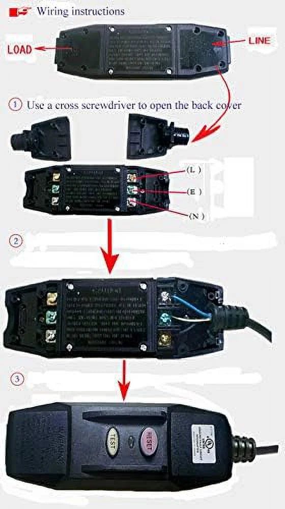 In-Line GFCI Manual-Reset 20AMP 120VAC O632