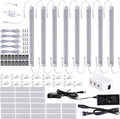 Dimmable Hardwired Plug in 24W 8 pcs 11 Inches LED Bar Lights K33183