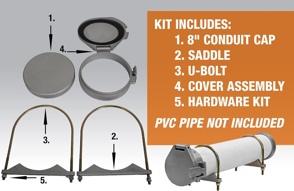 PVC Conduit Carrier Kit 8 Inch Diameter X725