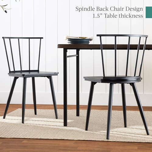 4-Piece Dining Table Set with 2 Chairs and Bench J88943