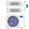 30,000 BTU 2 Zone Ceiling Cassette Ductless Air Conditioner and Heat Pump Z272
