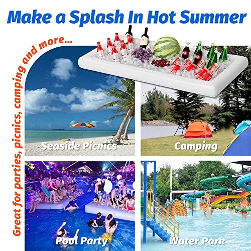 Large Inflatable Ice Serving Bar with Drain Plug M20284