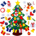 3.2FT Felt Christmas Tree with 30 Detachable Ornaments H298735