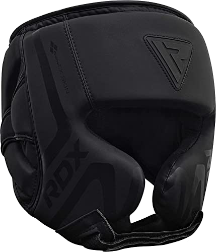 Black Maya Hide Leather Boxing Headgear U912