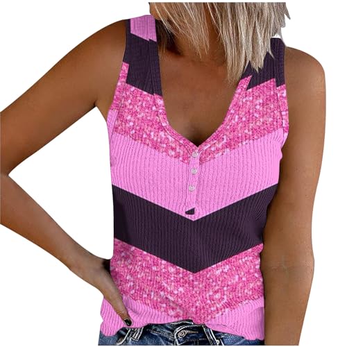 Womens' Crewneck Sleeveless Loose Fit Basic Tanks M555