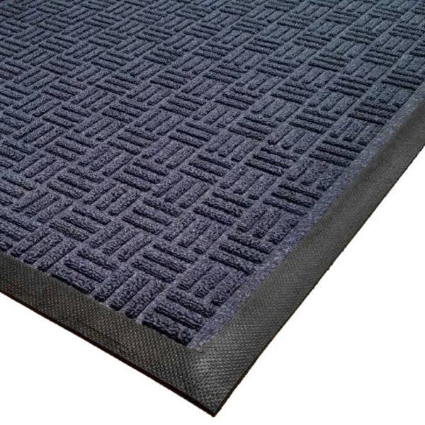Navy Blue 3 ft x 4 ft Polypropylene Entrance Carpet Mat S747921
