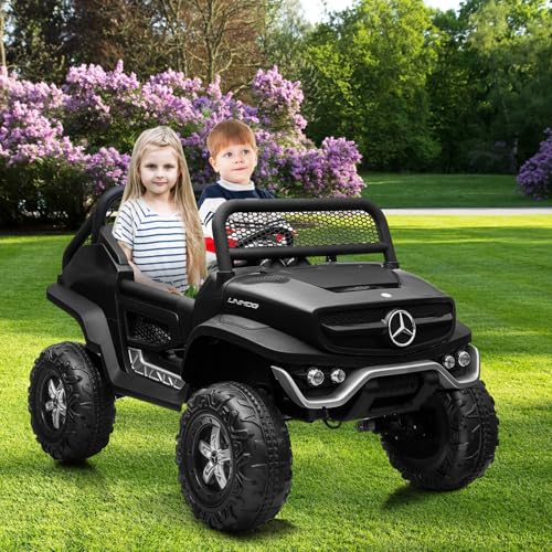 White 2 Seater 24V Battery Powered Ride On Truck J141