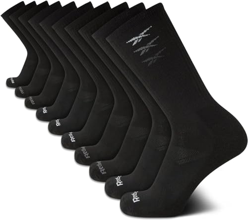 Men's Athletic Cushion Crew Socks (10 Pack) U187796