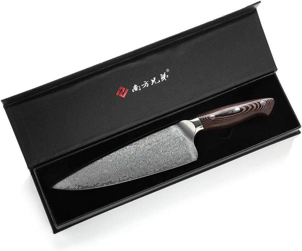 Damascus Chef Knife 8 Inch VG10 High Carbon Stainless Steel Knife D601470