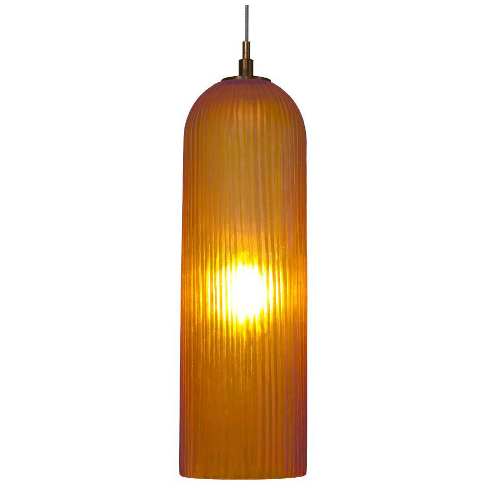 4 in. 1-Light Bronze Mini Pendant E903