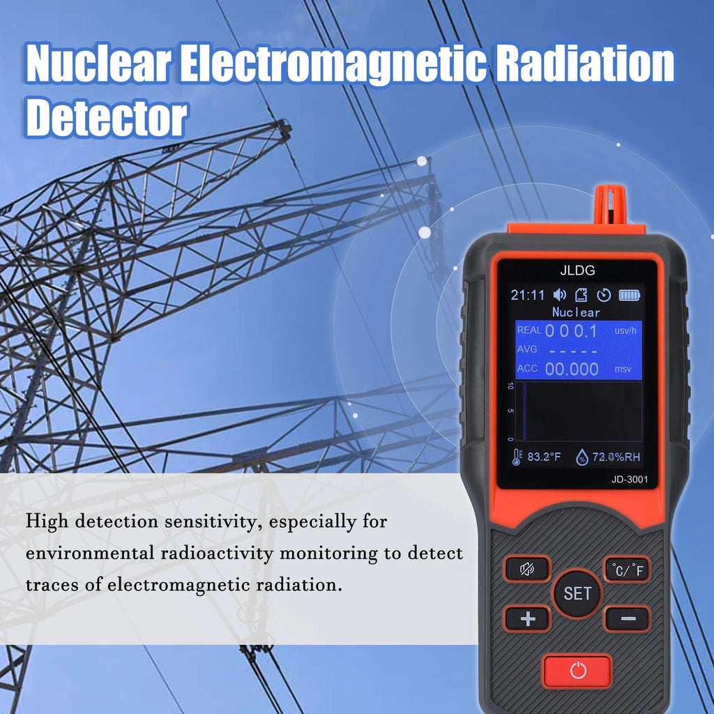 Multifunctional Geiger Counter and Electromagnetic Radiation and Humidity Measurement Device V87095