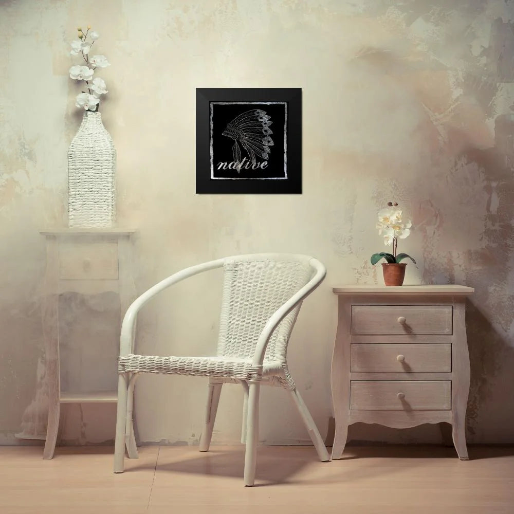 12x12 Black Framed Art Print C33636