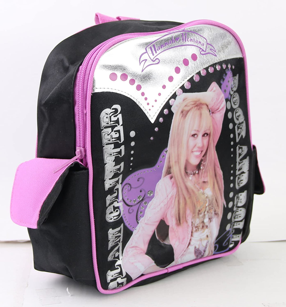 Black & Purple Kid's Backpack Y561