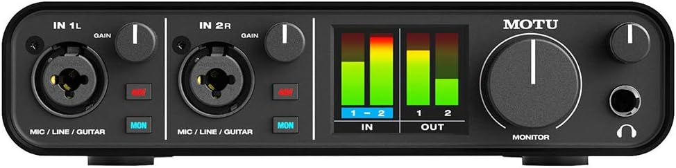 Motu M2 2x2 USB-C Audio Interface with XLR Cable Z626260