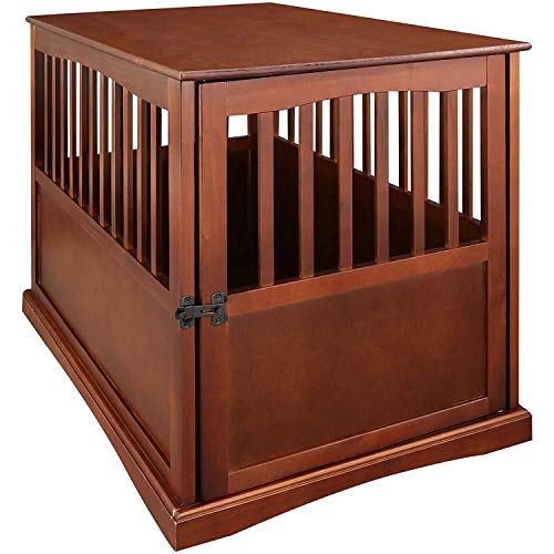 Wooden Medium Pet Crate End Table S720932