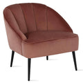 Pink Channel Back Accent Chair C731