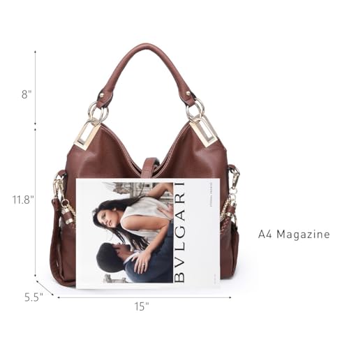 Vegan Leather Rhinestones Hobo Shoulder Bag K418