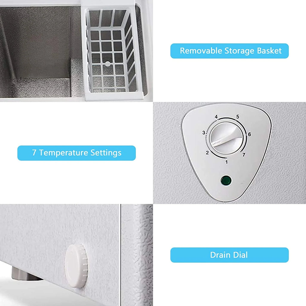 5.0 Cubic Chest Freezer with Removable Storage Basket Q132222