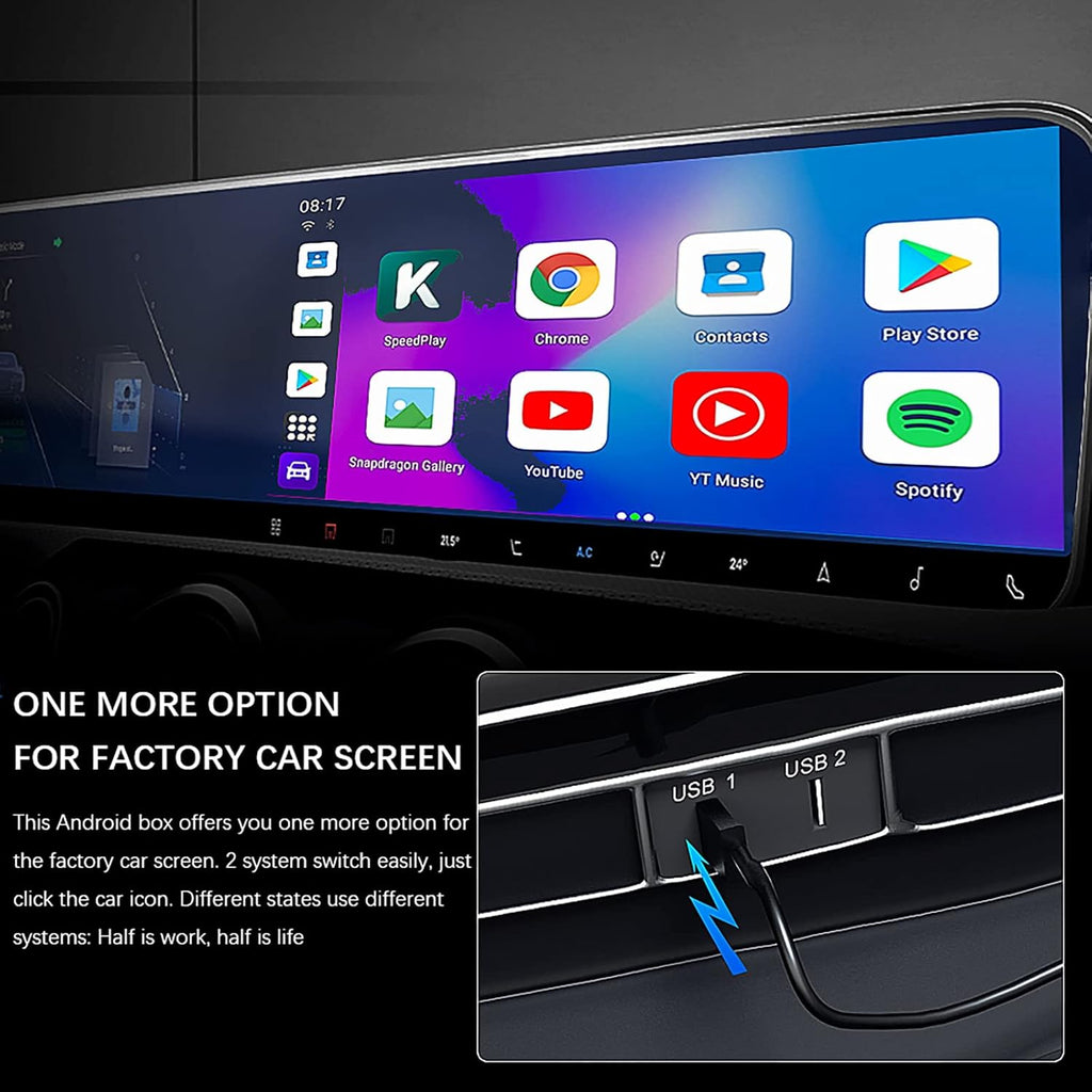CarPlay AI Box Multimedia Video Box Qualcomm 8-core 4+64G L59475