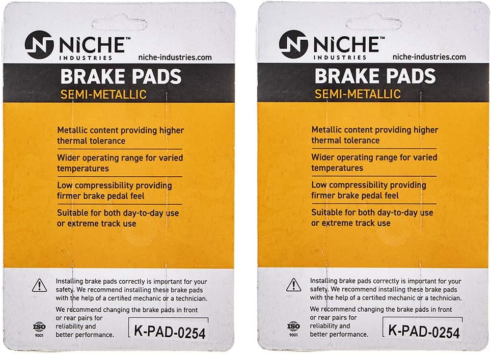 Brake and Parking Pad Set, Semi-Metallic, Pack of 2 S27974
