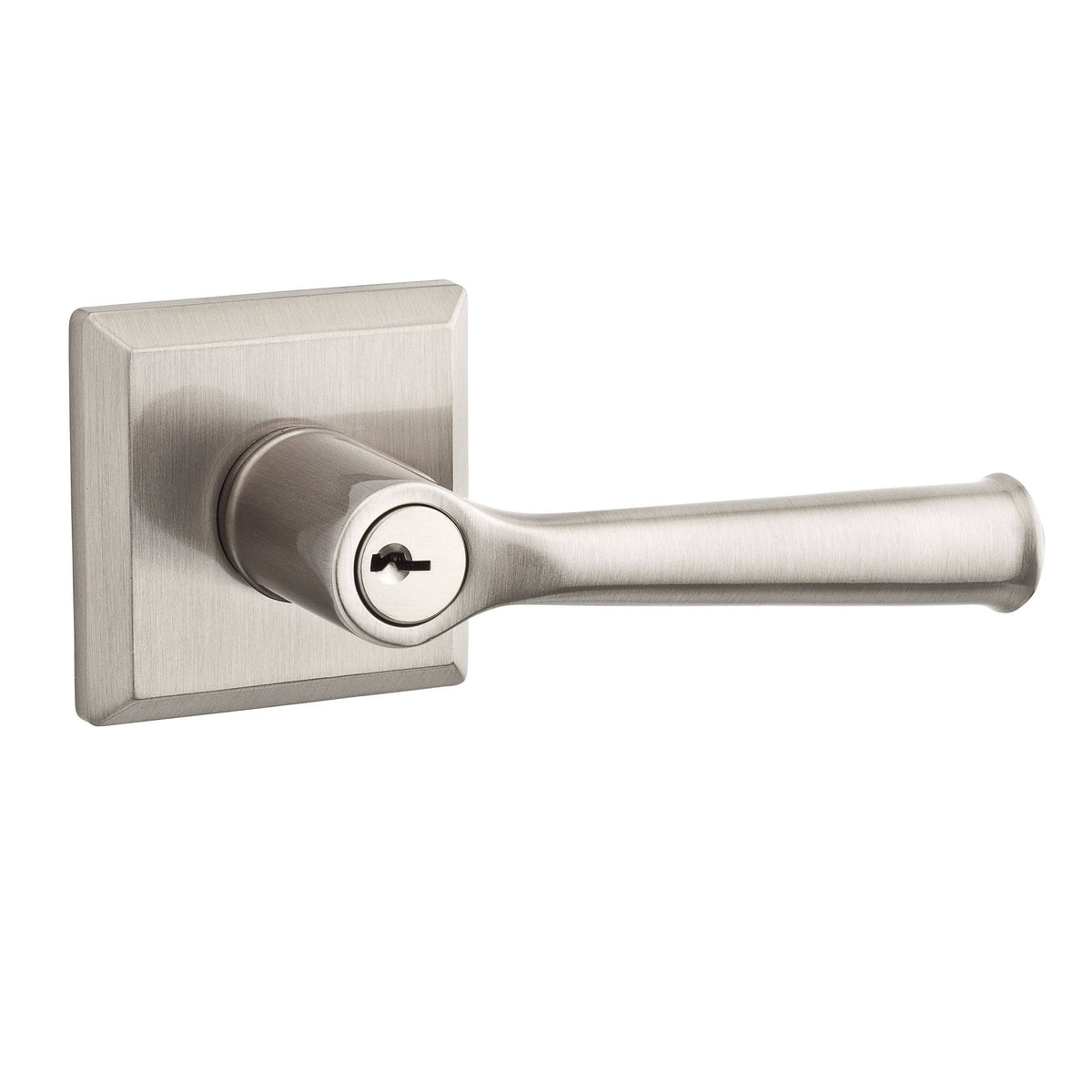Entry Federal Lever Square Rose Satin Nickel L93222