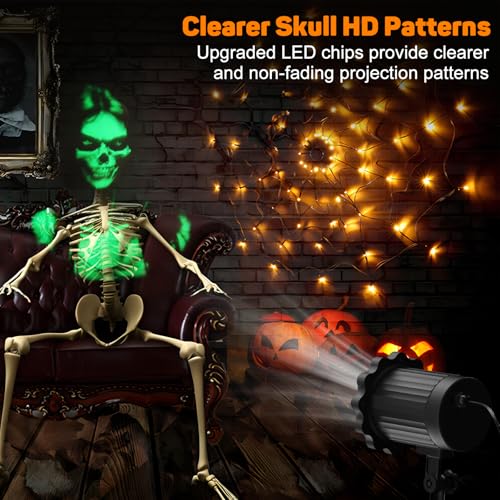Halloween Christmas Projector Lights Outdoor 3D Dynamic X1686