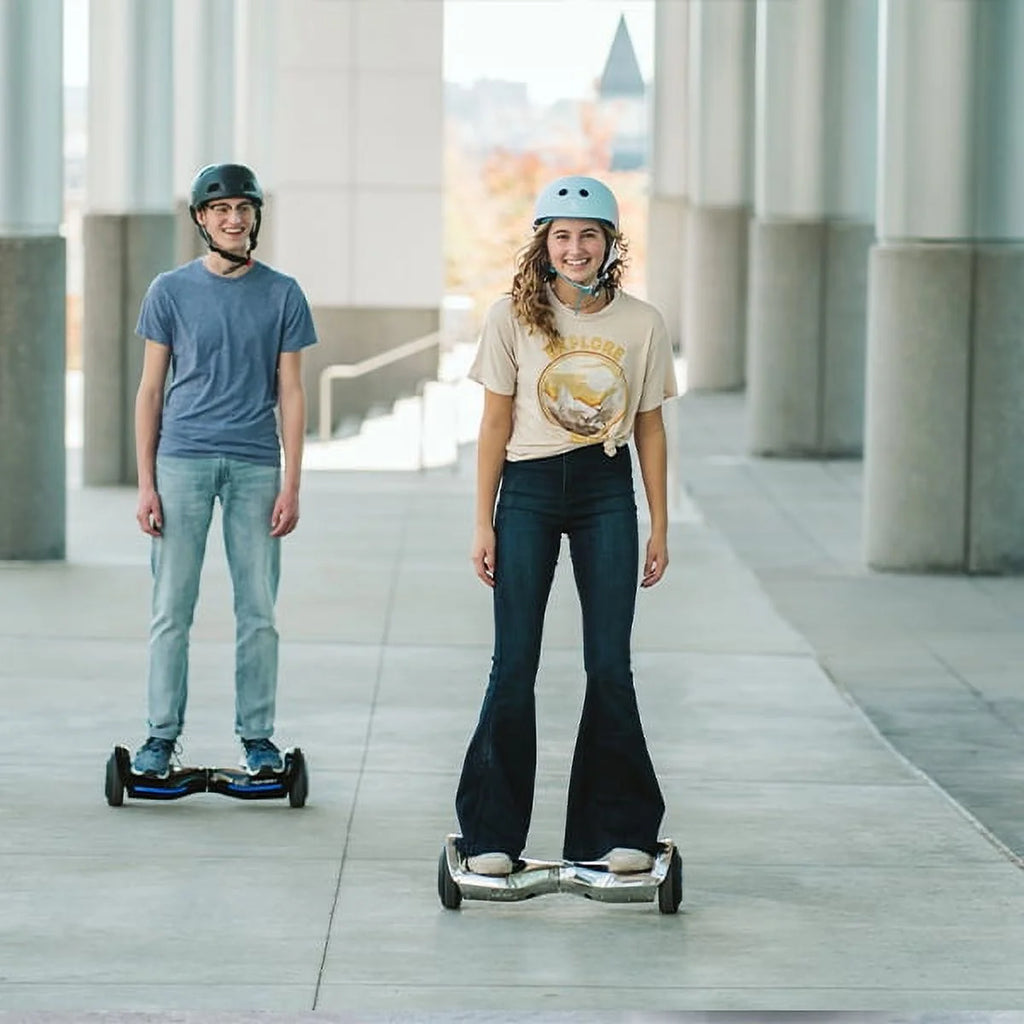 6.5 in LED Wheel Hoverboard, 220 lb Max Weight, Blue Q5037